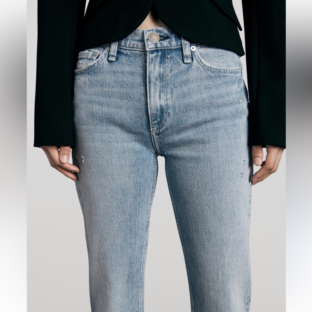 rag & bone Peyton Bootcut Jeans Malvern Mid Rise Comfort Stretch 34